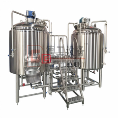 500L Závod na výrobu piva průmyslově používané zařízení na výrobu piva pro pivovarský mikropivovarský systém