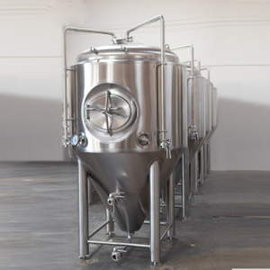 500L Double Wall Dimple Jacket Stainles Steel Conical Izolované pivní fermentační nádrž k dispozici