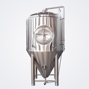 1000L přizpůsobitelná boční / horní průlezová chladicí bunda izolovaná kónická pivní fermentační nádrž na pivo s fermentorem k dispozici