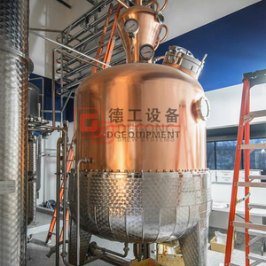 1 000L Destilační zařízení na výrobu mědi na klíč z mědi pro vodku, gin, whisky, brandy, rum
